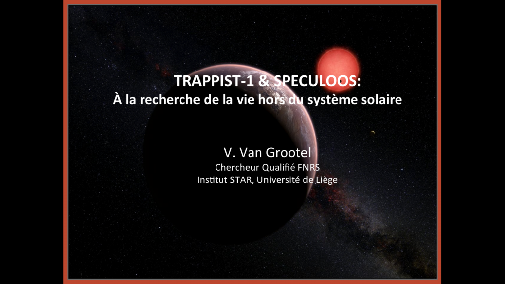 1erePage Conférence Trappist